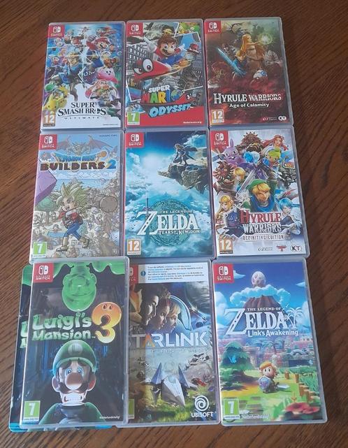 Diverse nintendo switch spellen, Spelcomputers en Games, Games | Nintendo Switch, Gebruikt, 3 spelers of meer, Vanaf 7 jaar, Ophalen of Verzenden