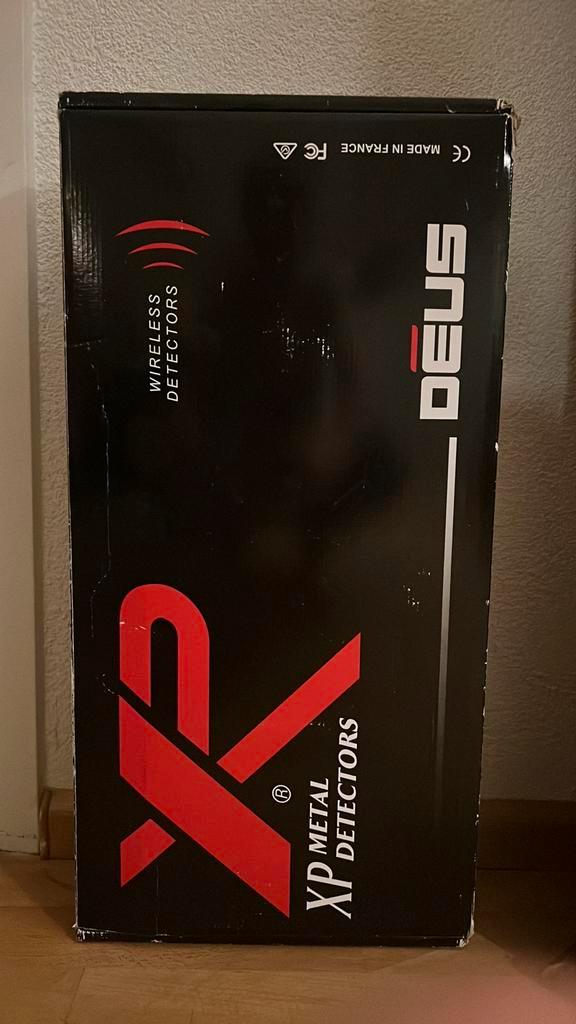 Xp deus v5 x35 + MI-4 pinpointer, bieden, Hobby en Vrije tijd, Metaaldetectors, Gebruikt, Meer dan 30 cm, XP, Instelbare gevoeligheid