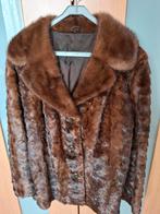 Bontjas nerts echt maat 42/44, Kleding | Dames, Jassen | Winter, Ophalen of Verzenden, Zo goed als nieuw, Maat 42/44 (L), Bruin