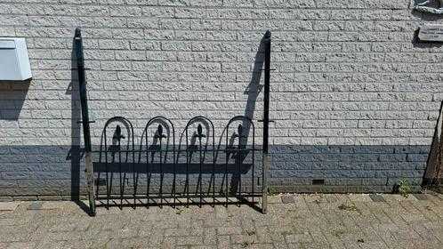 Net gebruikt zwaar metaal hekwerk, Tuin en Terras, Tuinhekken en Hekwerk, Gebruikt, Sierhekwerk, IJzer, Ophalen