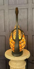 Tiffany Zwaan Lamp - Sfeervol en Sierlijk, Nieuw, Lumi-lamp, Ophalen of Verzenden, Glas