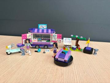 LEGO Friends Emma's Kunstkraam + Botsauto beschikbaar voor biedingen