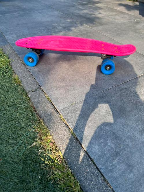 Penny skateboard - roze, Sport en Fitness, Skateboarden, Zo goed als nieuw, Skateboard, Ophalen of Verzenden