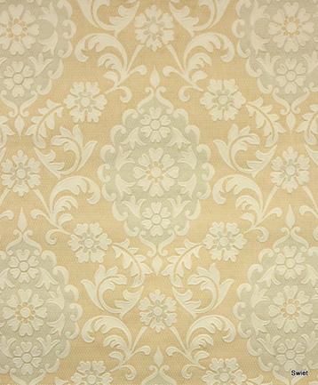 9935 Vintage retro oud barok bloemetjes behang behangpapier  beschikbaar voor biedingen