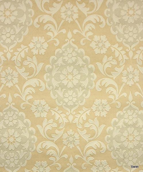 9935 Vintage retro oud barok bloemetjes behang behangpapier, Huis en Inrichting, Stoffering | Behang, Verzenden