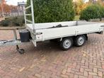 Aanhanger dubbelasser anssems met kenteken, Ophalen, Zo goed als nieuw