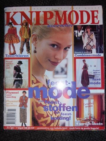 Knipmode november 1997 naaien mode patronen beschikbaar voor biedingen