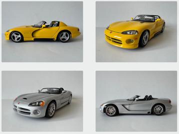 Bburago: Dodge Viper RT/10, 1993 en Viper SRT-10, 2003  beschikbaar voor biedingen