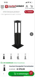 Esschert Houtpellet Terrasheater - Sfeervolle Warmte!, Tuin en Terras, Ophalen, Zo goed als nieuw, Vloer, Draaibaar