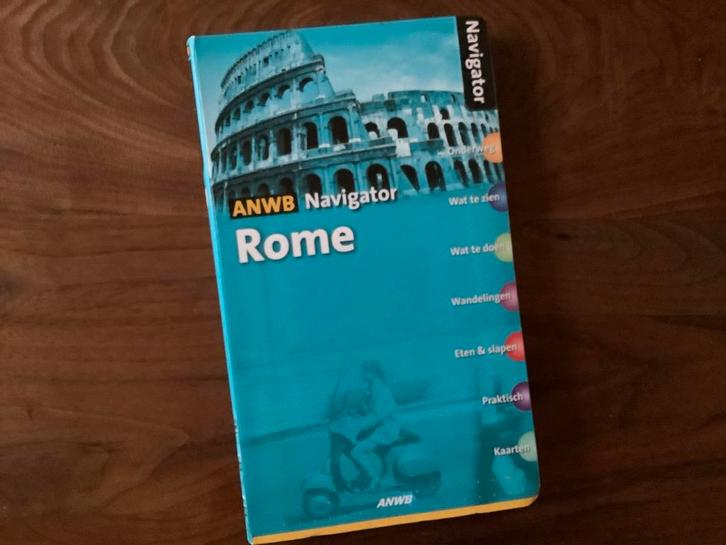 Rome Italie ANWB Navigator reisgids 334pg, Boeken, Reisgidsen, Zo goed als nieuw, Reisgids of -boek, Europa, ANWB, Ophalen of Verzenden