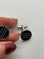 B16 Prachtige zilveren manchetknopen, Sieraden, Tassen en Uiterlijk, Antieke sieraden, Ophalen of Verzenden, Zilver, Manchetknopen