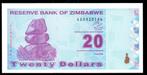 Bankbiljet - Zimbabwe 20 Dollars 2009 - UNC, Los biljet, Ophalen of Verzenden, Zimbabwe