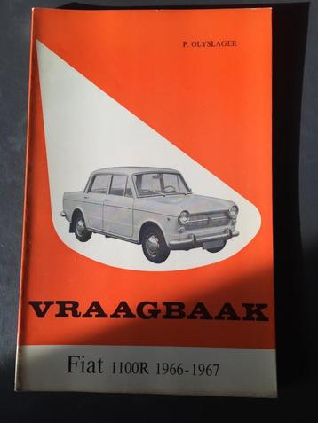 Vraagbaak  Fiat 1100 R  1966 / 1967 beschikbaar voor biedingen