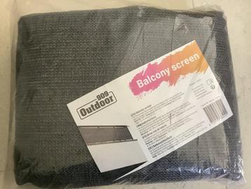 NIEUW! Grijs antraciet balkonscherm balkon doek scherm  beschikbaar voor biedingen