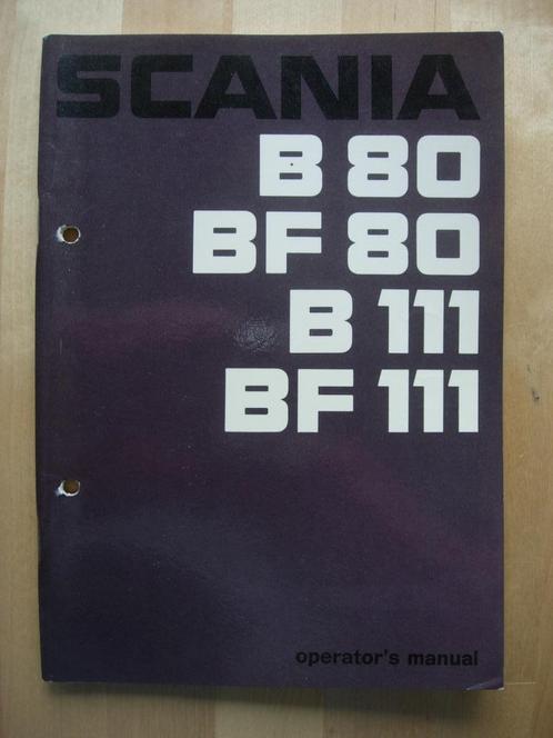Scania 80 111 Bus Handleiding Instructieboek 1975 – B BF B80, Auto diversen, Handleidingen en Instructieboekjes, Ophalen