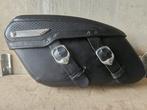 HARLEY DAVIDSON ROAD KING Kofferset leder, Ophalen, Zo goed als nieuw
