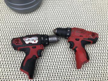 2 x BODY milwaukee m12 bpd Slagboormachine  beschikbaar voor biedingen