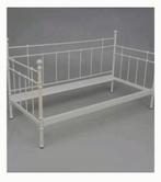 Leuk romantisch (meiden)bed van wit metaal 90x200, Ophalen, 90 cm, Eenpersoons, Wit