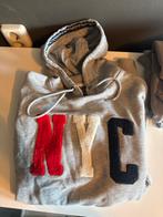 Tommy Hilfiger Hoodie Maat M - NYC Grijs, Ophalen of Verzenden, Zo goed als nieuw, Maat 48/50 (M), Grijs