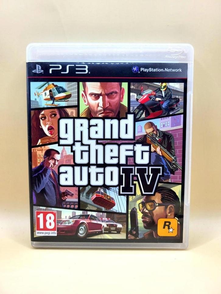 Grand Theft Auto IV (4) - PS3, Spelcomputers en Games, Games | Sony PlayStation 3, Zo goed als nieuw, Avontuur en Actie, 1 speler