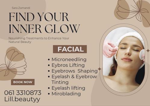 Microblading microneedling  Facial ghezicht behandeling, Diensten en Vakmensen, Schoonheidsspecialisten | Overige, Massage