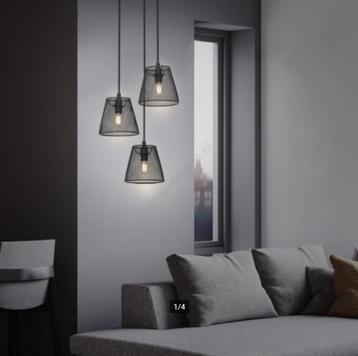 Briloner Taunus 4074-035 hanglamp 3x E14 hout zwart NIEUW beschikbaar voor biedingen