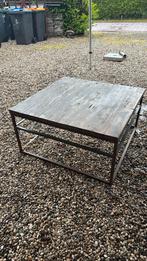 Salon tafel 90x90, Ophalen, Gebruikt, 100 tot 150 cm, Vierkant