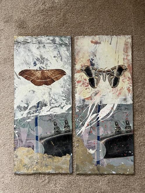 2 zeefdrukken Mark Verdoes, Antiek en Kunst, Kunst | Litho's en Zeefdrukken, Ophalen of Verzenden