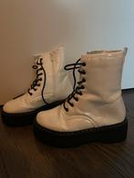 Laarzen wit, Kleding | Dames, Ophalen of Verzenden, Zo goed als nieuw, Wit