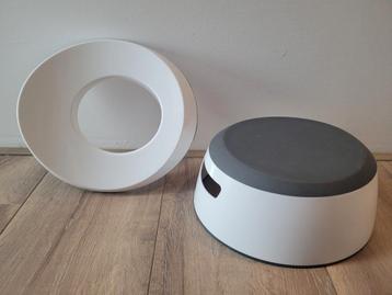 Set van Luma toiletverkleiner en opstapje wit beschikbaar voor biedingen