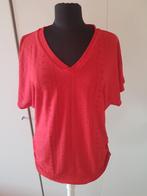 Rood Shein V-hals t-shirt - maat L ***zgan***, Kleding | Dames, Maat 42/44 (L), Ophalen of Verzenden, Zo goed als nieuw, Korte mouw