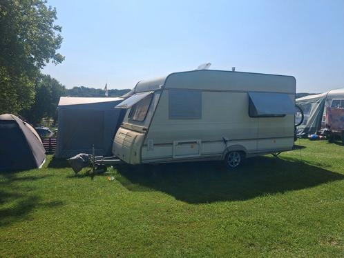 Sterckeman Fjord 390 + Isabella voortent, luifel, uitbouw, Caravans en Kamperen, Caravans, Particulier, tot en met 4, 750 - 1000 kg
