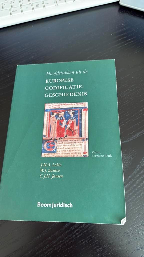 Hoofdstukken uit de Europese Codificatiegeschiedenis, Boeken, Wetenschap, Zo goed als nieuw, Ophalen of Verzenden