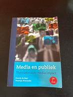 Media en publiek - de Boer & Brennecke, Boeken, Ophalen of Verzenden, Alpha, Gelezen, HBO