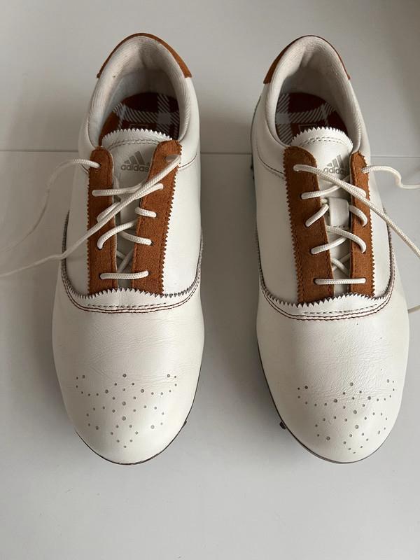 Adidas Adiclassic dames golfschoenen, maat 36,5, Kleding | Dames, Schoenen, Zo goed als nieuw, Sneakers of Gympen, Bruin, Ophalen of Verzenden