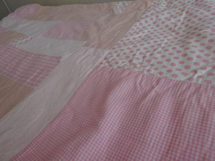 slaapzak voor ledikantje in roze patchwork, Kinderen en Baby's, Dekens, Slaapzakjes en Inbakerproducten, Slaapzak, 100 cm of meer