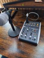 Behringer xenyx 502s en pdm663 zangmicrofoon, Ophalen of Verzenden, Zo goed als nieuw