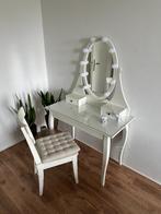 Make up tafel met stoel, 50 tot 100 cm, 150 tot 200 cm, Zo goed als nieuw, Hout