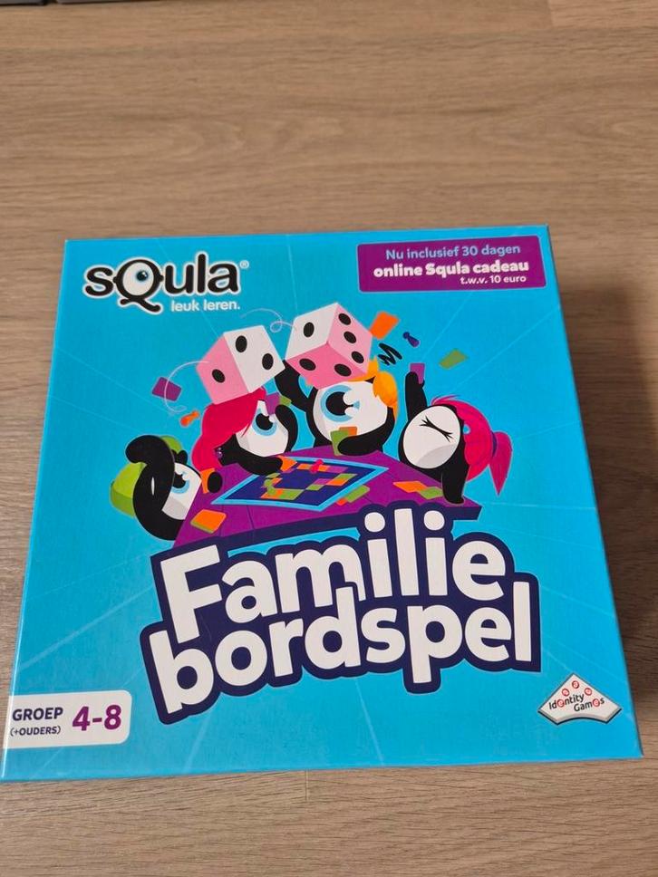 Squla Familie bordspel (voor groep 4 t/m 8), Hobby en Vrije tijd, Gezelschapsspellen | Kaartspellen, Zo goed als nieuw, Ophalen of Verzenden