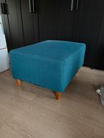 Hocker, petrol kleur, Ophalen, Gebruikt, Rechthoekig