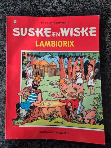 Suske en Wiske Lambiorix 1e druk met sticker  beschikbaar voor biedingen