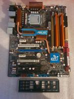 ASUS P5Q DELUXE Moederbord + Intel Core 2 Duo + 2GB RAM, Zo goed als nieuw, DDR2, ATX, Intel