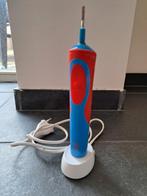 Oral B kindertandenborstel met oplader blauw rood, Ophalen of Verzenden, Zo goed als nieuw, Tandenborstel