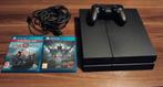 Playstation 4 met 2 top games en controller, Spelcomputers en Games, Ophalen, Gebruikt, Met 1 controller, Original