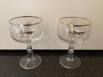 2 La Trappist Bierglazen van Abdij Koningshoeven, Verzamelen, Ophalen, Zo goed als nieuw, Bierglas