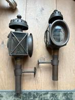 2 prachtige antieke koetslampen / lantaarns, Antiek en Kunst, Antiek | Lampen, Ophalen of Verzenden
