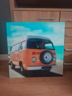 Glazen schilderij met camperbus, Antiek en Kunst, Ophalen of Verzenden