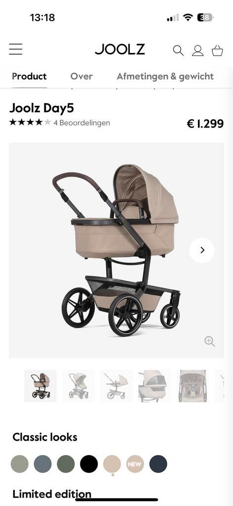 Joolz day +, Kinderen en Baby's, Kinderwagens en Combinaties, Zo goed als nieuw, Overige merken, Ophalen of Verzenden