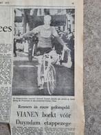 WIELRENNEN Gerard Vianen wint Parijs-Nice (krant 1971), Nederland, 1960 tot 1980, Knipsel(s), Ophalen of Verzenden