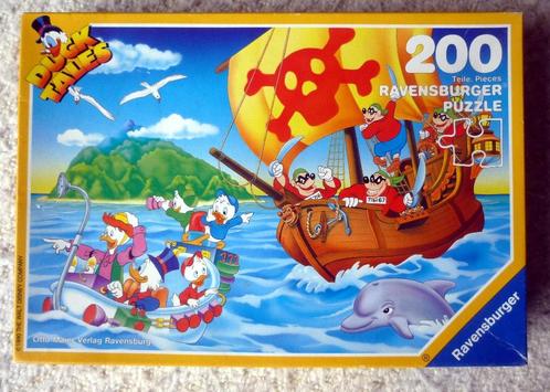 Duck Tales, Piraten op zee 200 stukjes - compleet, Kinderen en Baby's, Speelgoed | Kinderpuzzels, Gebruikt, Meer dan 50 stukjes